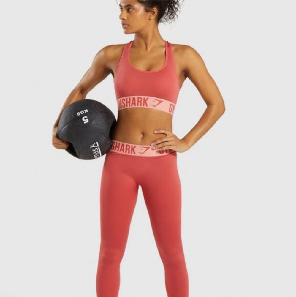 Gymshark Fit Leggings Spell Out Waistband L